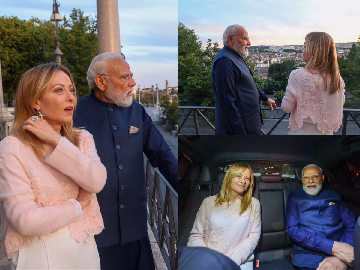 रोम की सड़कों पर फिर दिखा 'मेलोडी' का जादू! पीएम मोदी और जॉर्जिया मेलोनी ने साथ किया डिनर, रात के अंधेरे में कोलोसियम का दीदार