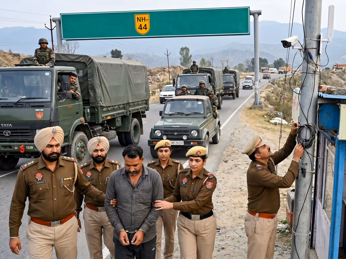 हाईवे पर सीक्रेट CCTV और पाकिस्तान को जासूसी की लाइव फीड! पठानकोट में देश का गद्दार गिरफ्तार, दुबई कनेक्शन का बड़ा खुलासा