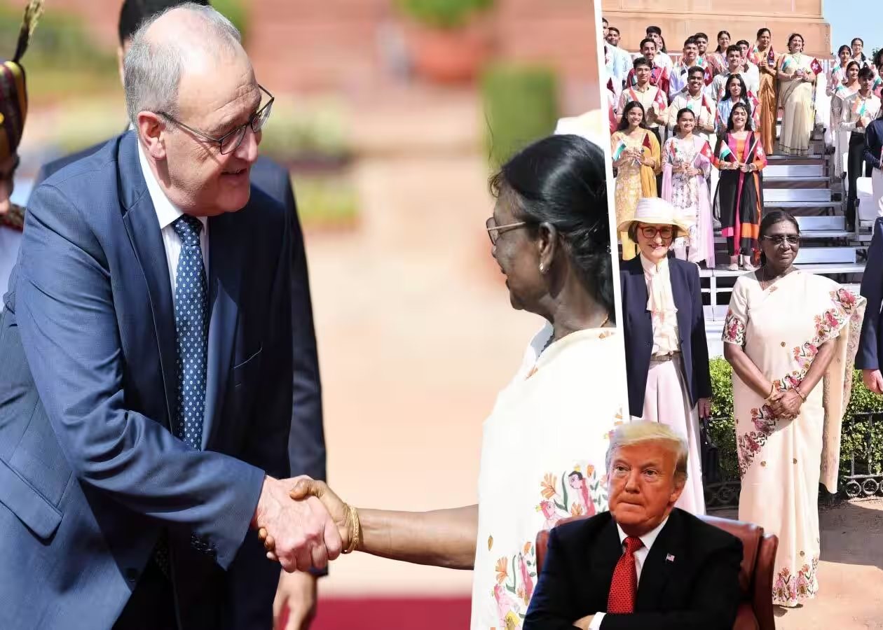 स्विस राष्ट्रपति भारत में देख रहे हैं सुनहरा भविष्य, अटकी अमेरिकी ट्रेड डील की गाड़ी
