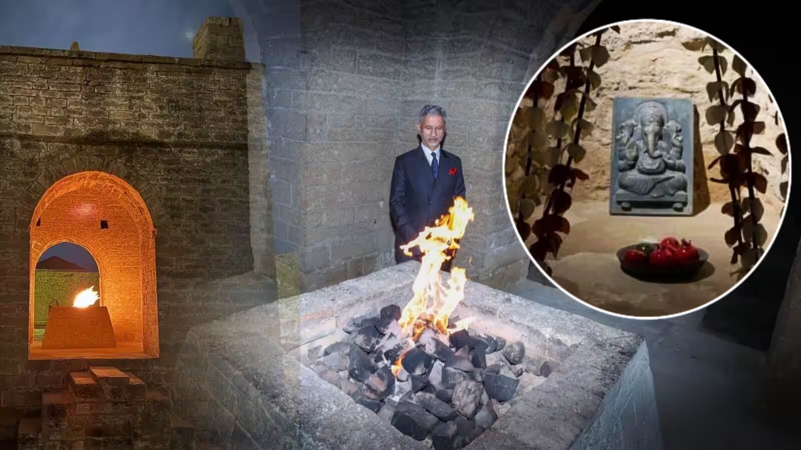 विदेश मंत्री एस जयशंकर ने अजरबैजान के ऐतिहासिक 'फायर टेंपल' का दौरा किया